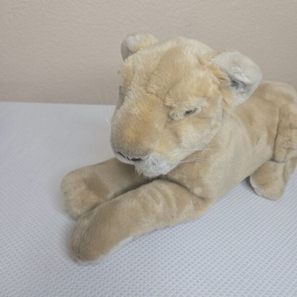 Lion Habitat MGM Grand Plush Lion Habitat Cub Stuffed Animal Beige 19" - Picture 2 of 6